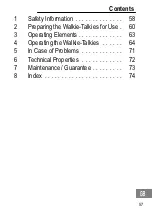 Предварительный просмотр 57 страницы switel WTF718 Operating Instructions Manual