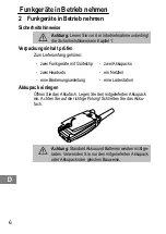 Предварительный просмотр 6 страницы switel WTF722 Operating Instructions Manual