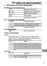 Предварительный просмотр 9 страницы switel WTF722 Operating Instructions Manual