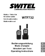 switel WTF732 Operating Instructions Manual preview