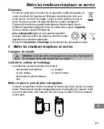 Предварительный просмотр 21 страницы switel WTF732 Operating Instructions Manual