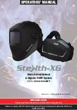 SWP Stealth-XG 6044 Operator'S Manual предпросмотр