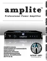 SWR amplite Owner'S Manual предпросмотр