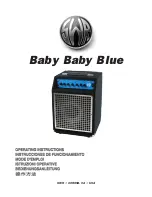 Предварительный просмотр 1 страницы SWR Baby Baby Blue Operating Instructions Manual