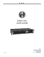 SWR BASS 350 User Manual предпросмотр