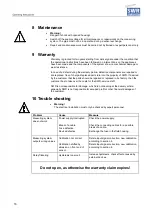 Preview for 16 page of SWR DensFlow Operating Instructions Manual