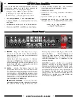 Preview for 6 page of SWR SM-500 Owner'S Manual