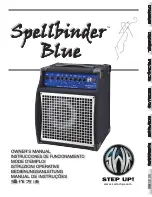 SWR Spellbinder Blue Owner'S Manual предпросмотр