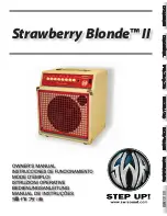 SWR Strawberry Blonde II Owner'S Manual предпросмотр