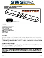 SWS 26 Series Installation And Operating Instructions Manual preview