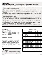 Preview for 2 page of SWS 26 Series Installation And Operating Instructions Manual