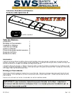 Preview for 10 page of SWS 26 Series Installation And Operating Instructions Manual