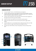 Preview for 8 page of SWS ALUMMIG 230 Quick Setup Manual