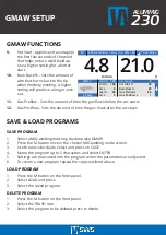 Preview for 10 page of SWS ALUMMIG 230 Quick Setup Manual