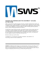 Preview for 2 page of SWS SPEEDCUT 50 Operating Manual