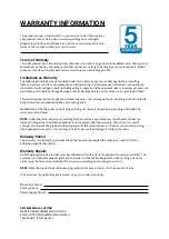 Preview for 3 page of SWS SPEEDCUT 50 Operating Manual