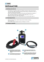 Preview for 9 page of SWS SPEEDCUT 50 Operating Manual