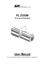 Preview for 9 page of SX Lighting PL ZOOM User Manual