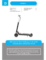 Preview for 2 page of SXT Scooters COMPACT H300 Operating Instructions Manual