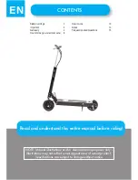 Preview for 18 page of SXT Scooters COMPACT H300 Operating Instructions Manual