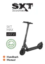 SXT Scooters MAX eKFV Manual preview