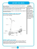 Preview for 13 page of SXT Scooters SXT 100 Operating Instructions Manual