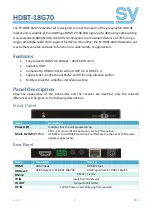 Preview for 2 page of SY Electronics HDBT-18G70 User Manual