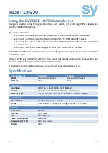 Preview for 3 page of SY Electronics HDBT-18G70 User Manual