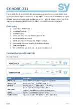 Preview for 2 page of SY Electronics SY-HDBT-231-70 User Manual