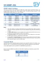 Preview for 4 page of SY Electronics SY-HDBT-231-70 User Manual