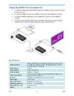 Предварительный просмотр 3 страницы SY HDBT-EC Set User Manual