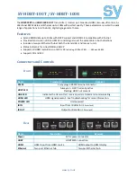 Preview for 2 page of SY SY-HDBT-100T Installation Manual