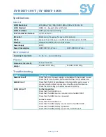 Preview for 5 page of SY SY-HDBT-100T Installation Manual