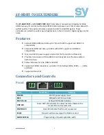 Preview for 2 page of SY SY-HDBT-70S Installation Manual