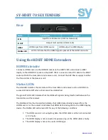 Preview for 3 page of SY SY-HDBT-70S Installation Manual