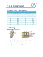 Preview for 7 page of SY SY-HDBT-70S Installation Manual