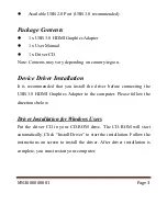 Preview for 3 page of Syba SY-ADA31032 User Manual