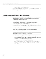 Предварительный просмотр 32 страницы Sybase Adaptive Server Enterprise 12.5.x Quick Installation Manual