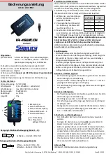 Sybility IR-4switch User Manual предпросмотр