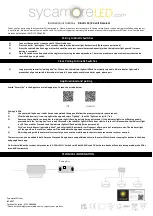 Предварительный просмотр 2 страницы Sycamore SY2416 Installation Instructions