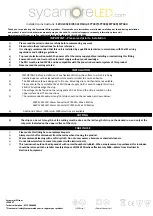 Sycamore SY7337 Installation Instructions preview