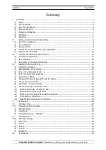 Preview for 3 page of SYCLOPE electronic TERE'O Touch XL Installation And Operating Instructions Manual