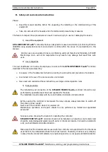 Preview for 8 page of SYCLOPE electronic TERE'O Touch XL Installation And Operating Instructions Manual