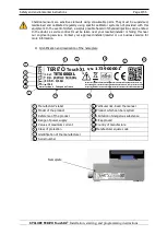 Preview for 9 page of SYCLOPE electronic TERE'O Touch XL Installation And Operating Instructions Manual