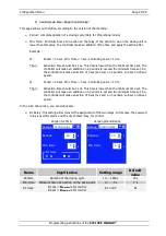 Предварительный просмотр 21 страницы SYCLOPE INDIG'O Programming Instructions Manual