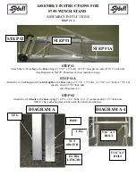 Preview for 2 page of SYDELL 755-WINCH STAND Assembly Instructions