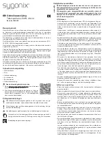 Preview for 10 page of Sygonix 1385635 Operating Instructions Manual