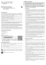 Предварительный просмотр 10 страницы Sygonix 1404492 Operating Instructions Manual