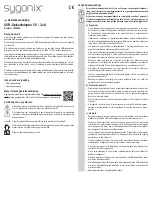 Предварительный просмотр 5 страницы Sygonix 1406856 Operating Instructions Manual