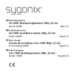 Preview for 1 page of Sygonix 1423058 Operating Instructions Manual